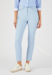 Damart 7/8ÈME SLIM PERFECT FIT LIGHT - Broek - bleu grisé