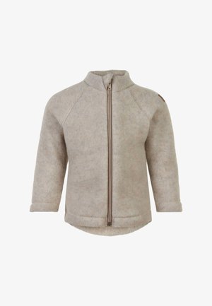 mikk-line Fleecejas - melange offwhite