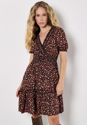 DITSY FLORAL SMOCKED  - Vestito casual - orange