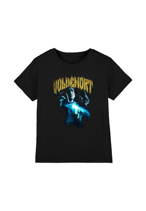 Harry Potter, HARRY POTTER VOLDEMORT LIGHTNING UNISEX - Print T-shirt - black