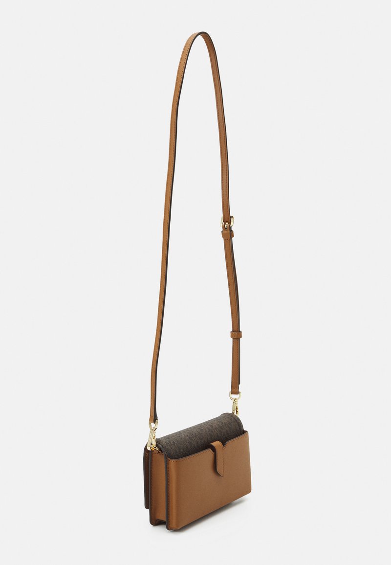 michael kors brown cross body purse