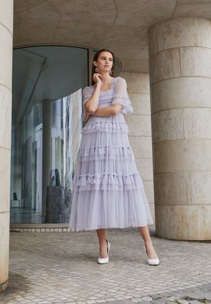 PEACHES SMOCKED ANKLE GOWN - Cocktail dress / Party dress - porcelain blue