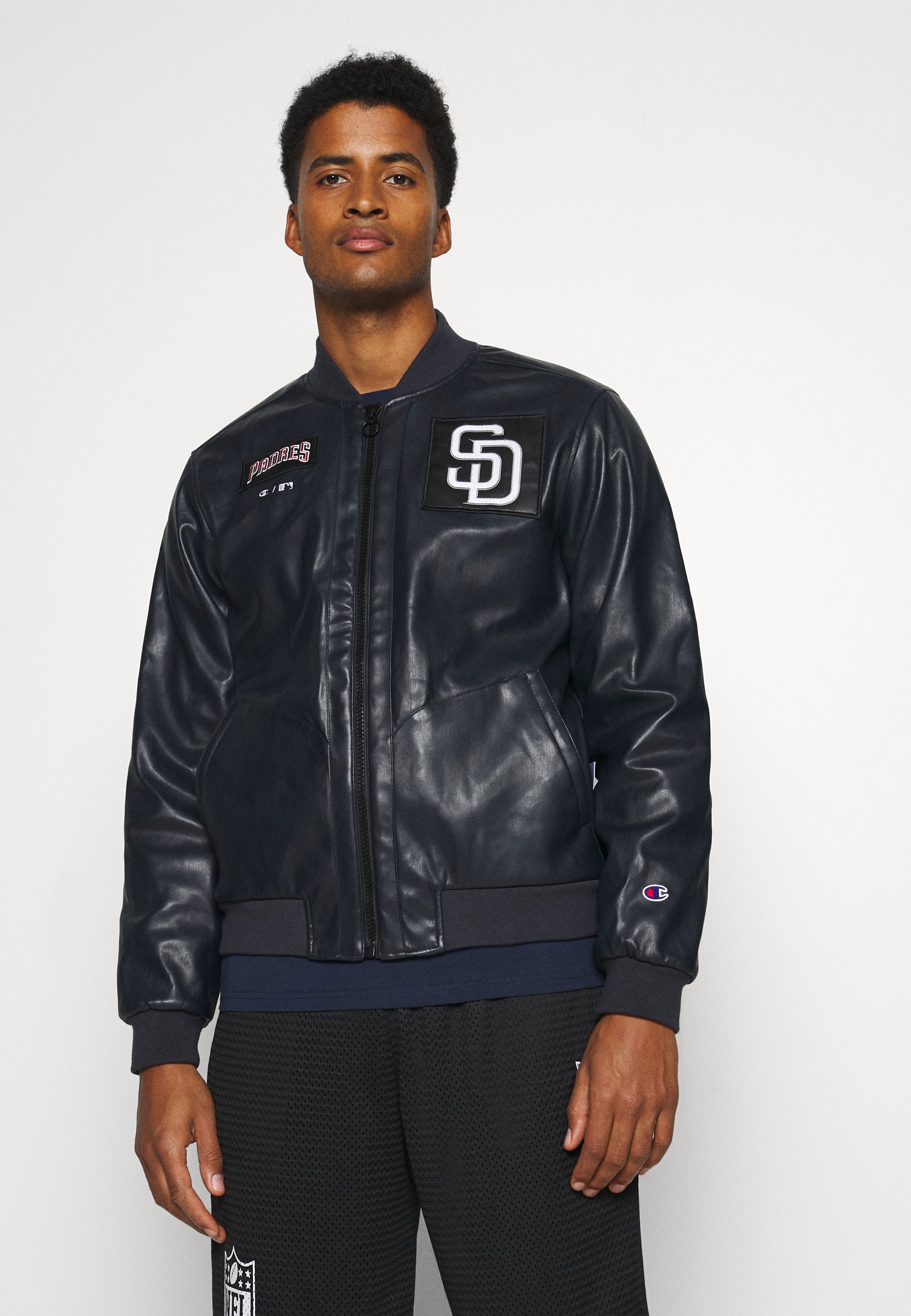 black champion bomber jacket