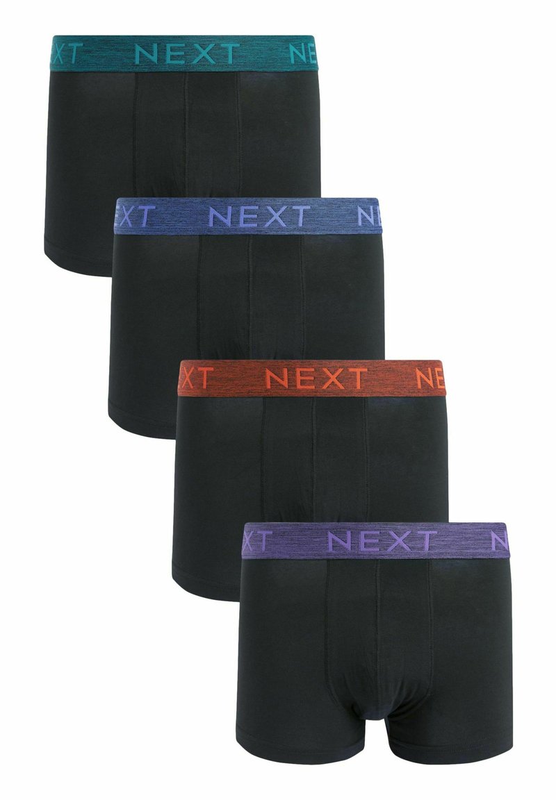 Next 4 PACK - Boxer alsónadrág - black rich marl waistband