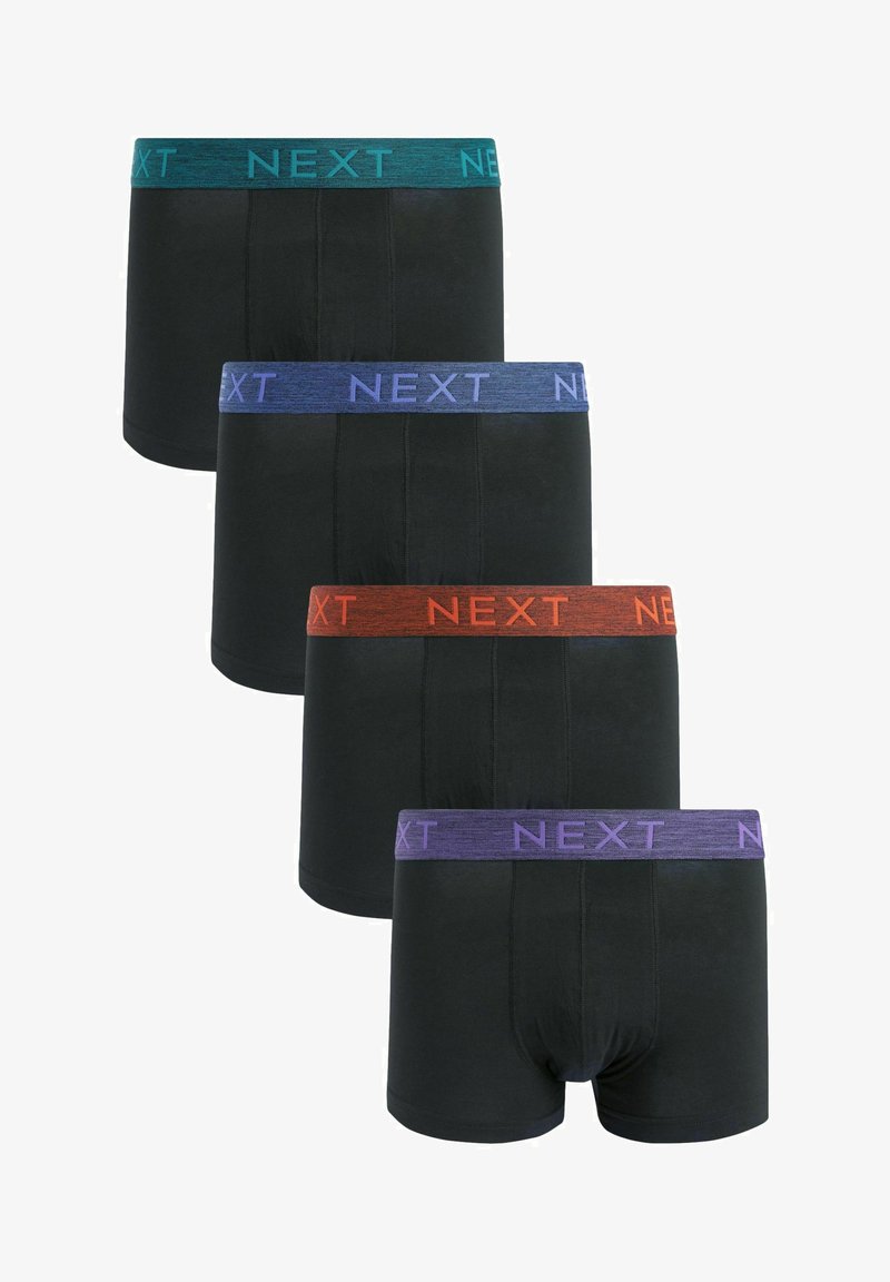 Next 4 PACK - Boxer alsónadrág - black rich marl waistband