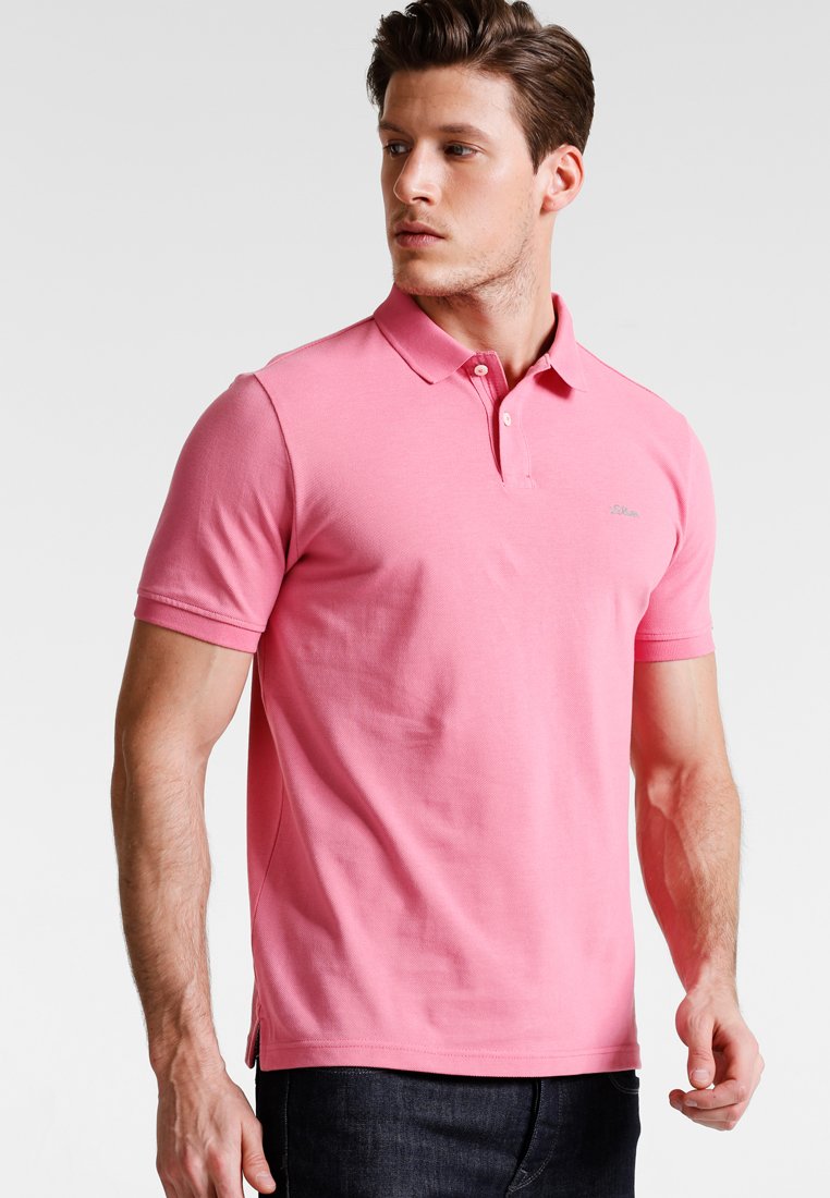 blush pink polo