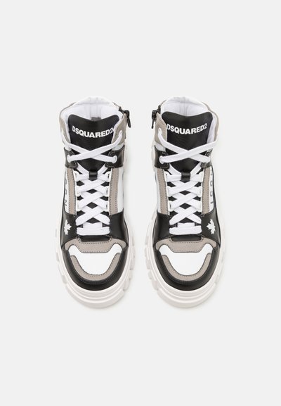 Dsquared2 UNISEX - Aukšto profilio sportbačiai - black/white/grey
