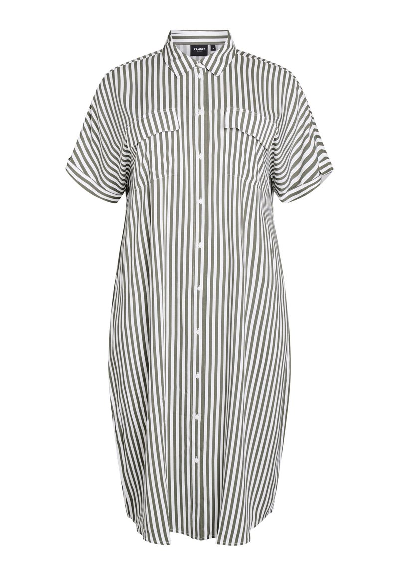Zizzi Kreklkleita - thyme w white