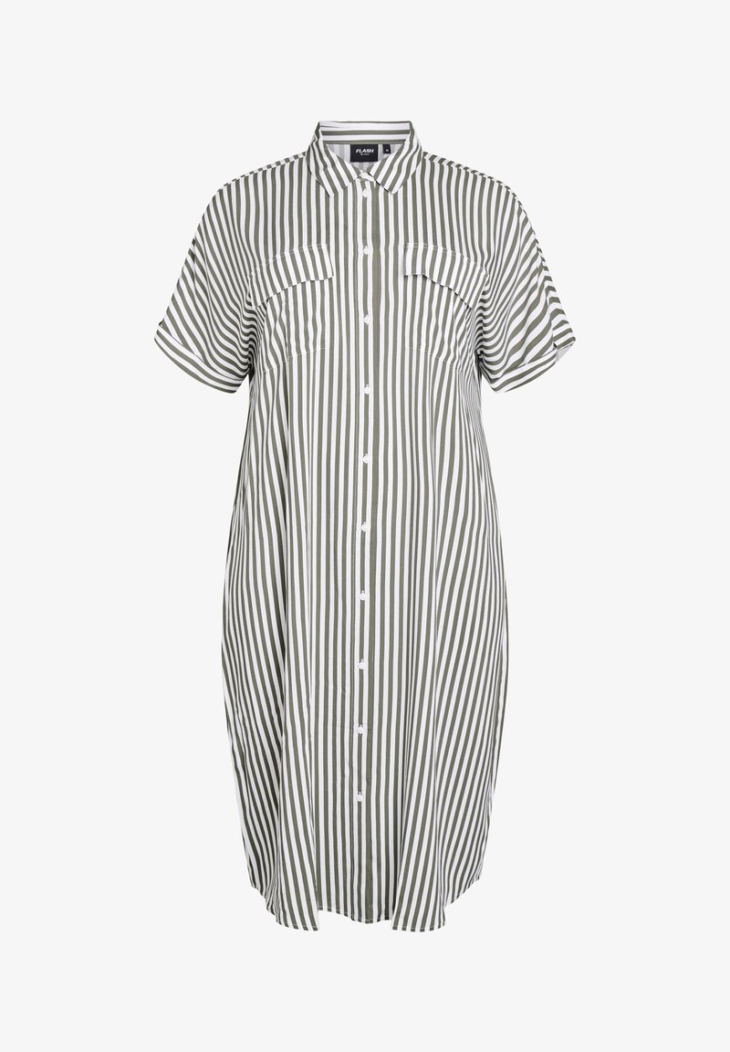 Zizzi Kreklkleita - thyme w white