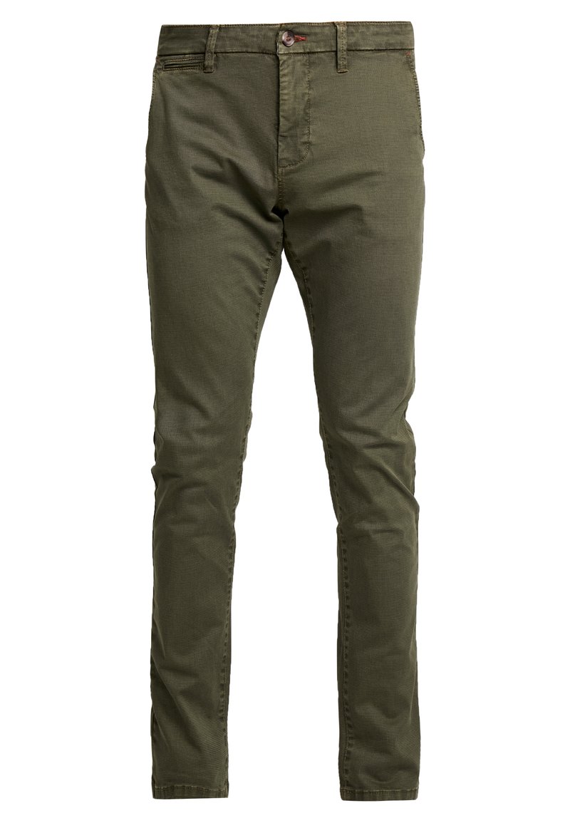 INDICODE JEANS Broek olijfgroen gemêleerd INDICODE JEANS Broek olijfgroen gemêleerd