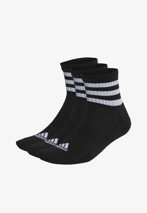 3-STRIPES CUSHIONED MID-CUT - Sportsocken - black   white