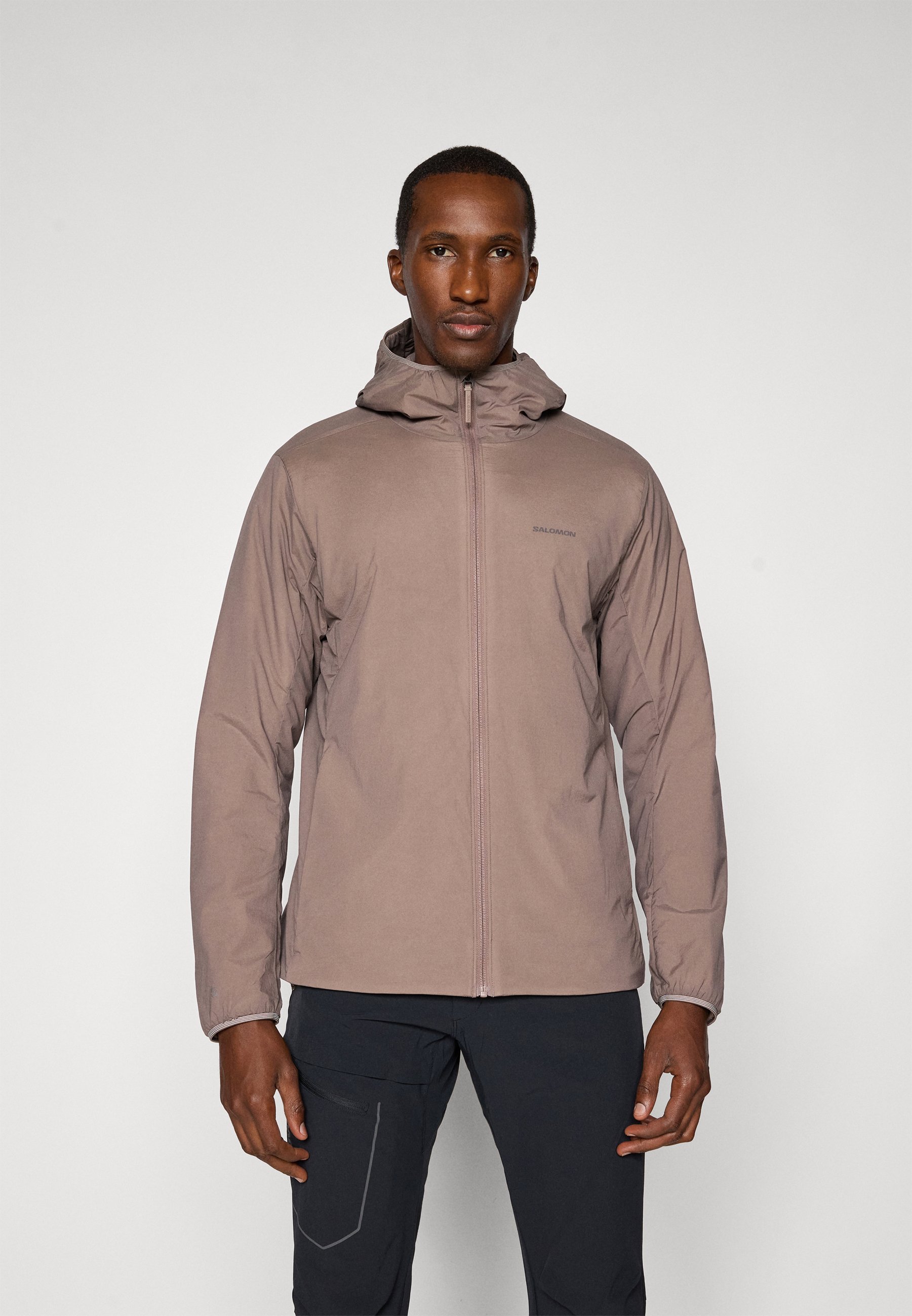 Salomon MOUNTAIN FLEX - Blouson - iron/marron clair - ZALANDO