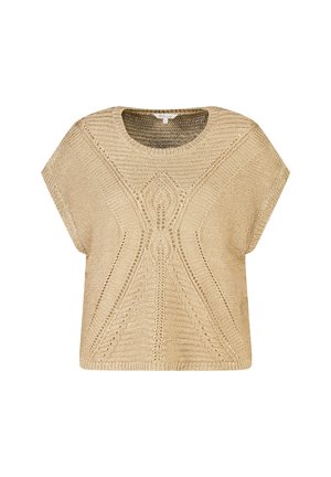 MS Mode, MS MODE JUMPER NOT TRANSLATED - T-shirt print - sand