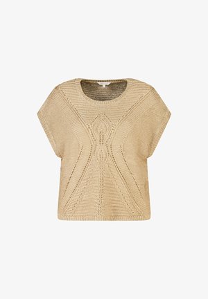 MS Mode, MS MODE JUMPER NOT TRANSLATED - T-shirt imprimé - sand