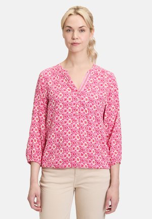 CASUAL MIT MUSTER - Bluse - pink rosa