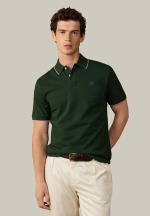 Hackett London, HACKETT LONDON POLO SHIRT HERITAGE H TIPPED POLO - Poloshirt - rugby green