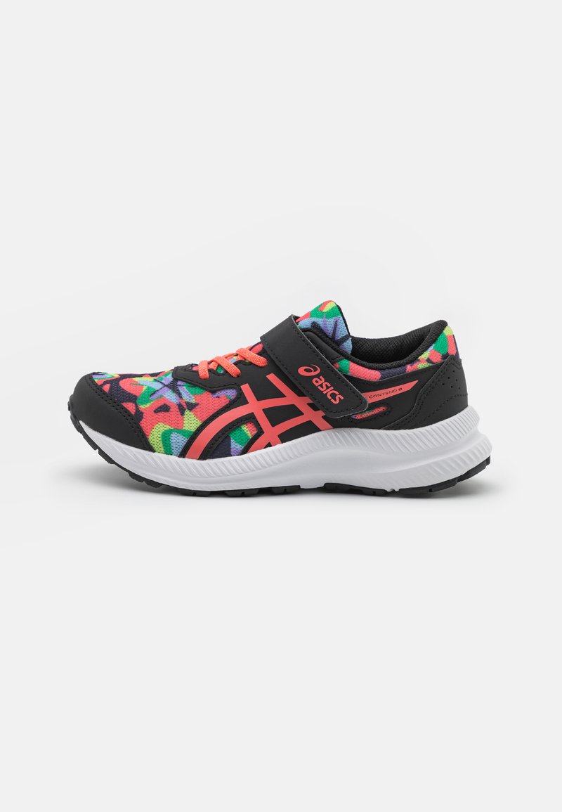 ASICS CONTEND UNISEX Neutral running shoes black/papaya/pink