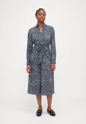 ROWELLA LONG SLEEVE DAY DRESS - Jurk - navy/cream