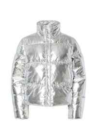 Pieces PCNAMIE PUFFER JACKET - Ziemas jaka - silver