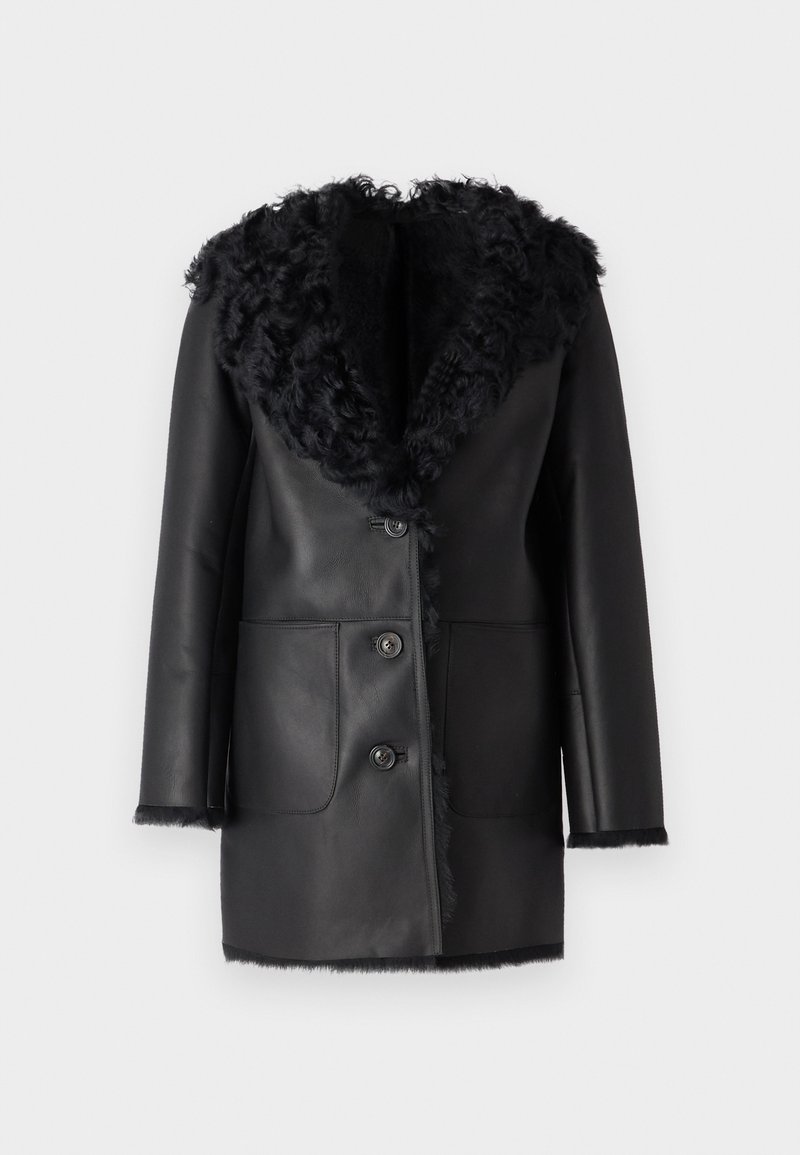 STUDIO ID Leren jas zwart