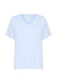 KAFRIDA V-NECK - Blus - soft chambray