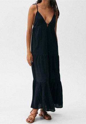 PULL&BEAR, Robe longue - black