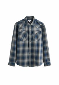 CHECK- REGULAR FIT - Shirt - blue white