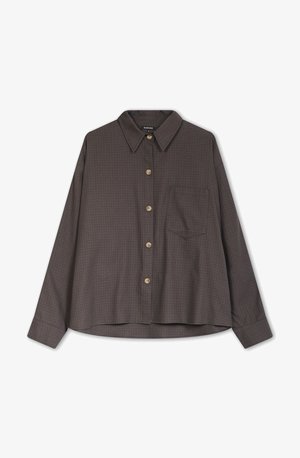 Kaotiko CUPID LOVE POTION CHECKED UNISEX - Shirt - brown