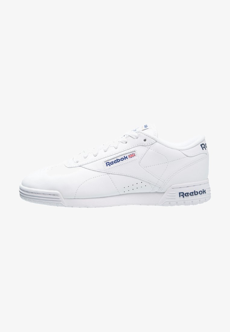 Reebok Classic - EXOFIT  LOGO  UNISEX - Matalavartiset tennarit - white/royal blue, Suurenna