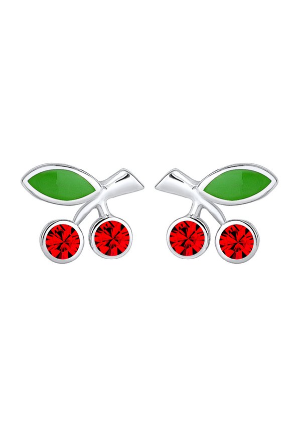 SPARKLING CHERRY STUDS – Ohrringe – silberfarben