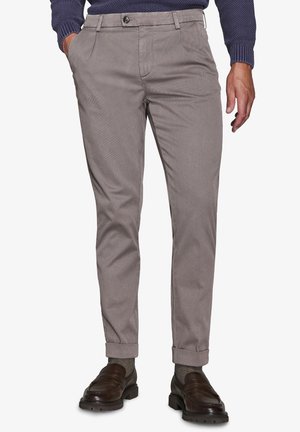Stoffhose - taupe solid