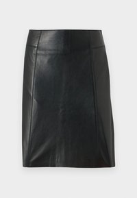 SLFNEW SKIRT - Lederrock - black