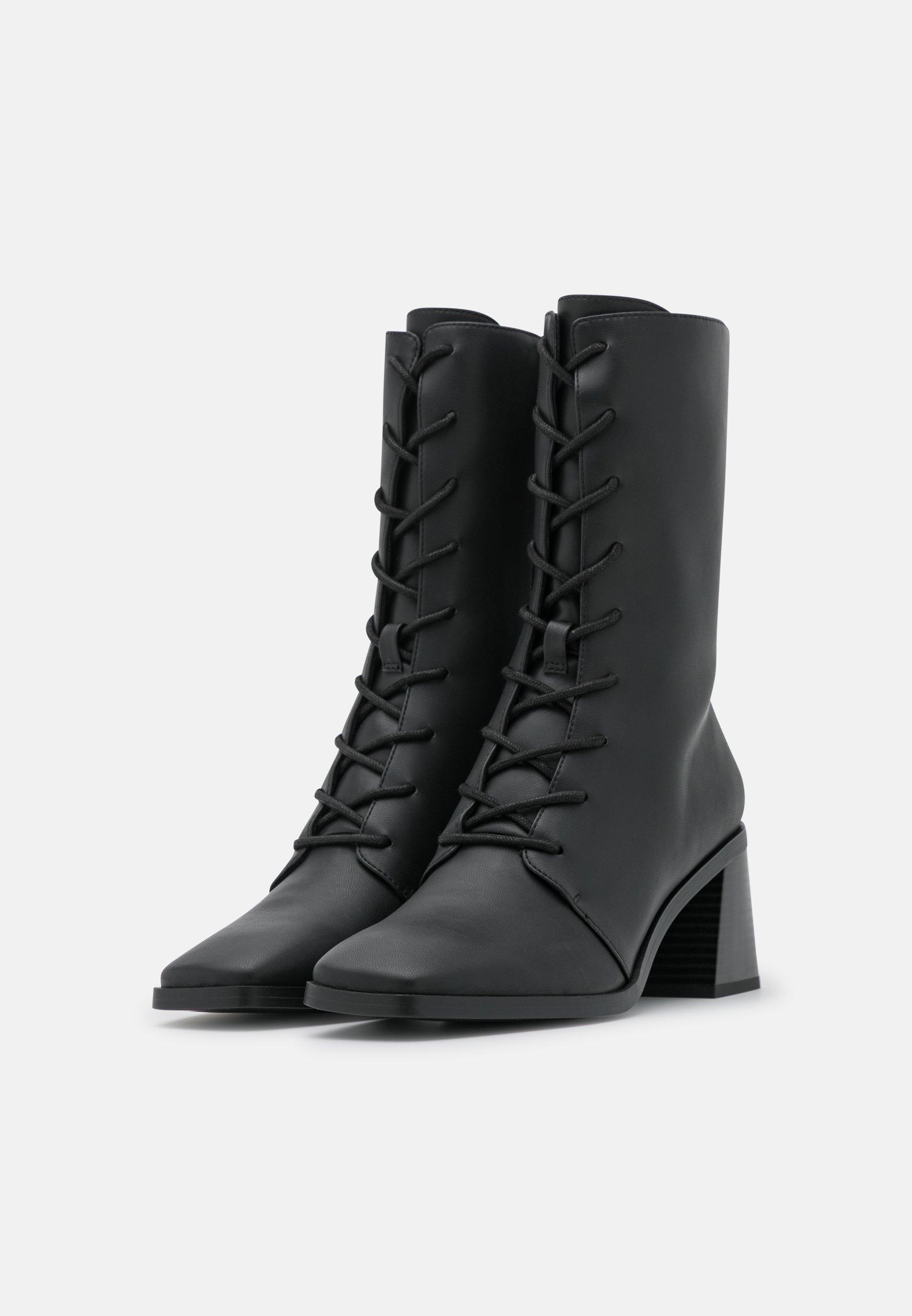 Femme ELMA BOOT VEGAN - Bottes à lacets - black dark Femme ELMA BOOT VEGAN - Bottes à lacets - black dark