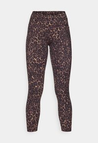 POWER 7/8 WORKOUT LEGGINGS - Leggings - brown