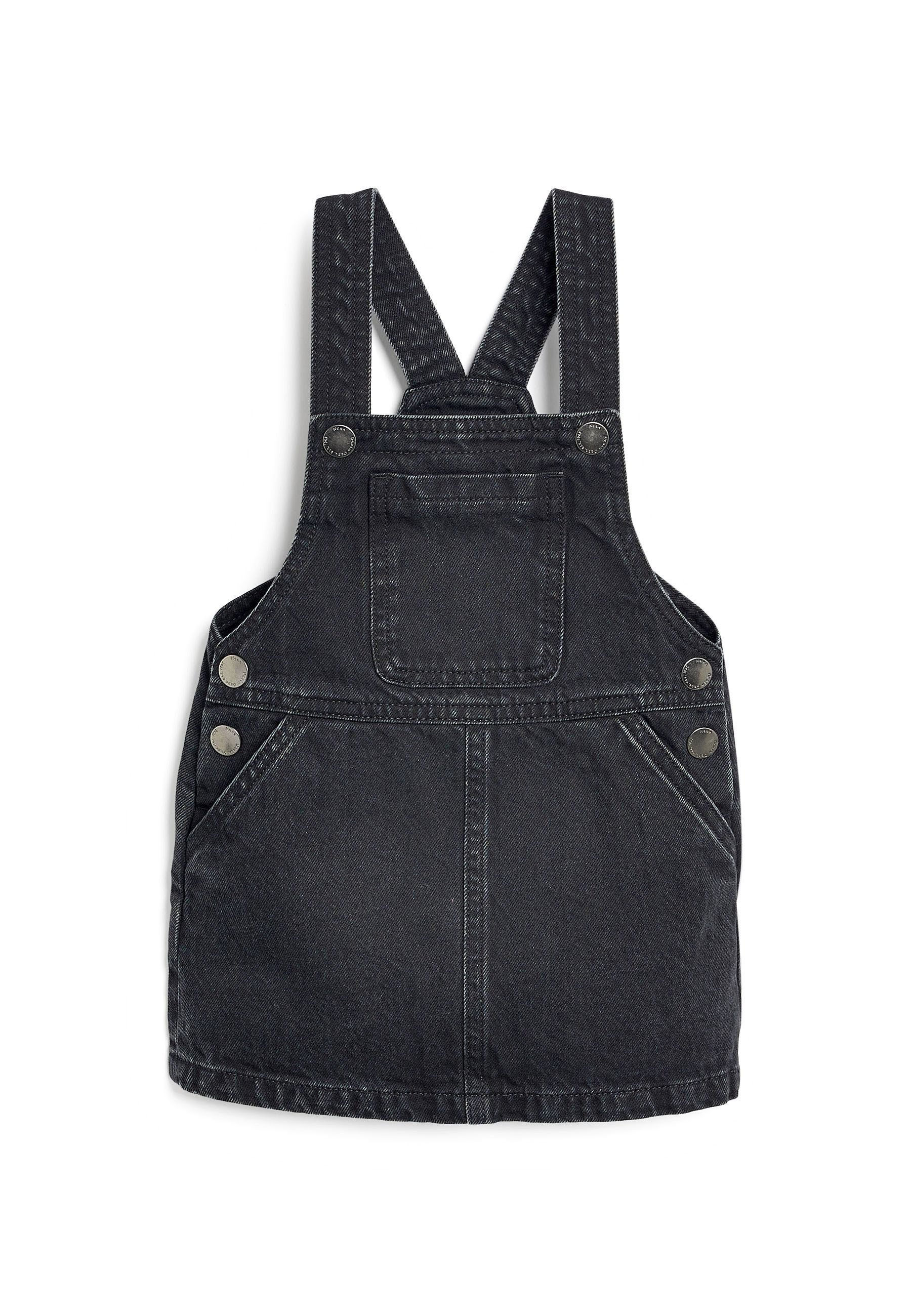 Next PINAFORE Denim dress black Zalando