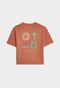 Marks & Spencer EMBROIDERED  - Triko s potiskem - burnt sienna