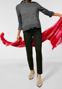 Street One Stickad tröja - grey