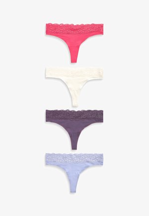 Next FOUR PACK - Tanga - pink purple cream