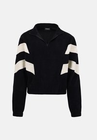 Valimata, black with ecru stripes