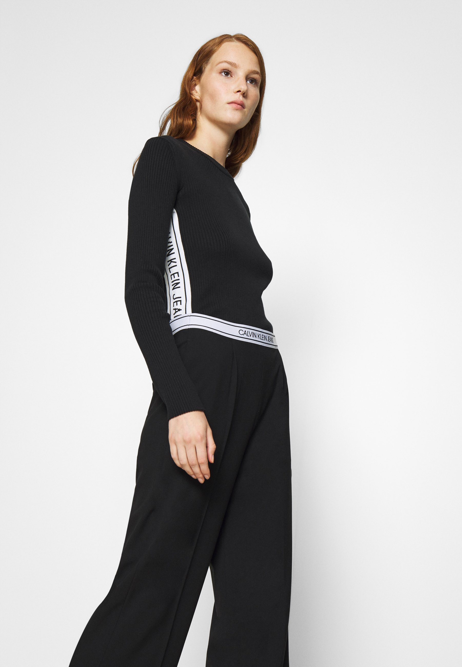 calvin klein black trousers
