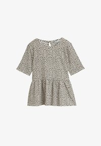 Unausgewählt, beige black dotted print