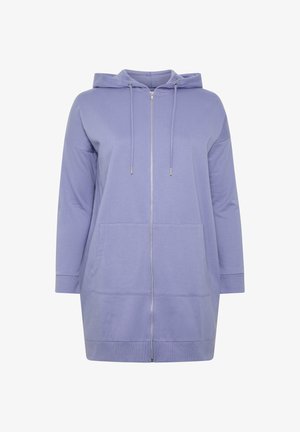 Yours Clothing, PLUS SIZE SWEATSHIRTS & HOODIES - Zip-up sweatshirt - lilac