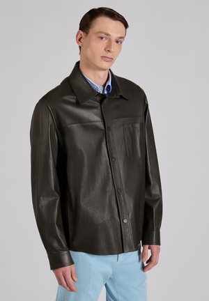 MONTEDORO - Leren jas - dark brown