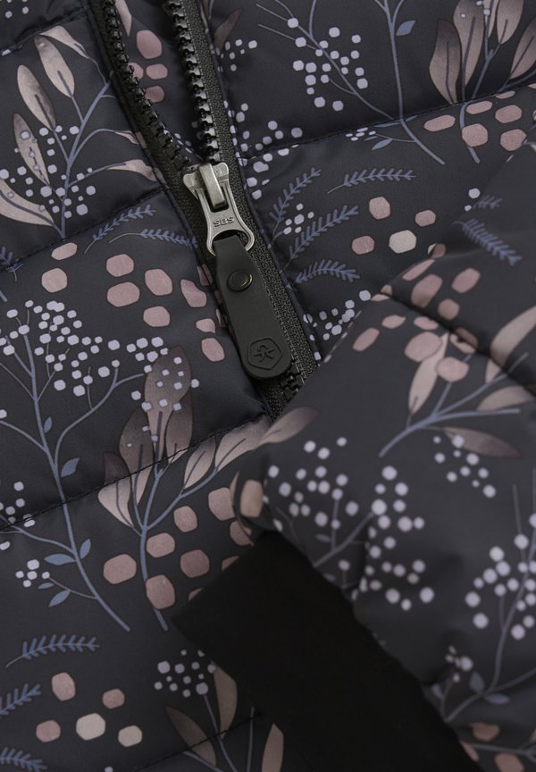 COJACKET - QUILT - LONG - AOP - Winter coat - phantom4