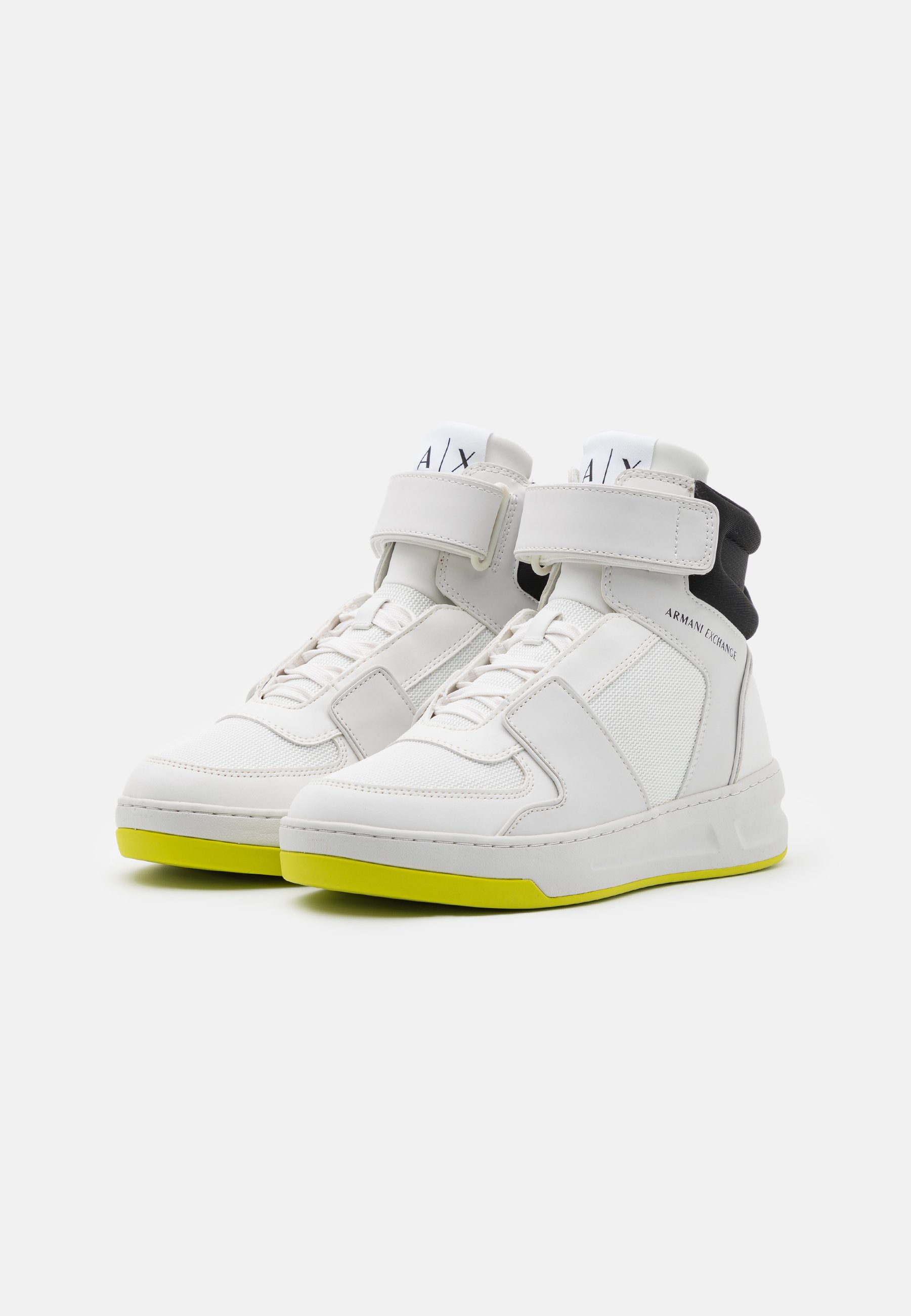 Armani Exchange Sneakers alte - optic white/black/bianco - Zalando.it
