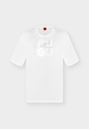 HUGO, DASHIRE - T-shirt imprimé - white