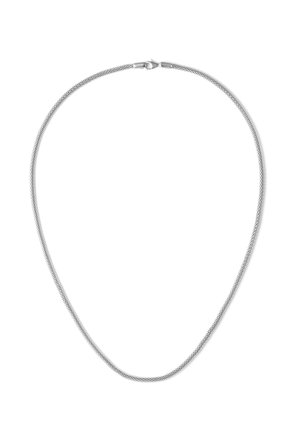 TIDE MESH NECKLACE SILVER 2.8 - Naszyjnik
