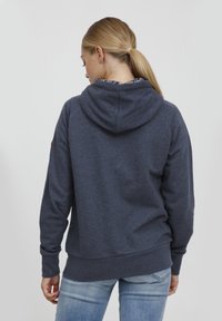 Oxmo Zip-up sweatshirt - total eclipse melange
