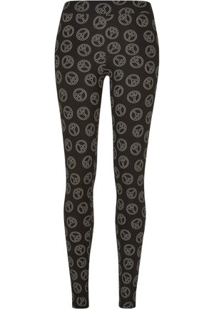 Urban Classics SOFT AOP - Leggings - Trousers - blackpeace