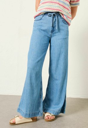WIDE LEG - Flared Jeans - blue denim